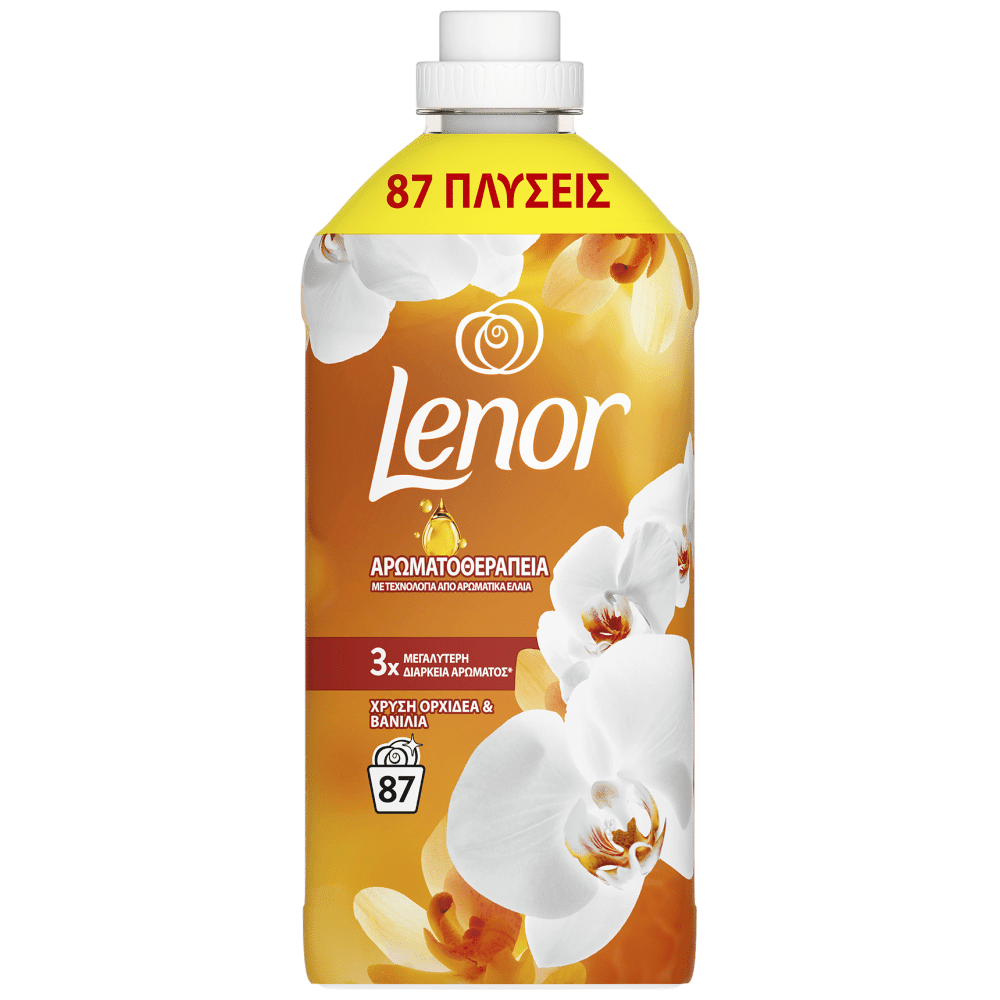 Lenor Μαλακτικό Ρούχων Joy Gold Orchid & Vanilla 87Μεζ 1,827lt