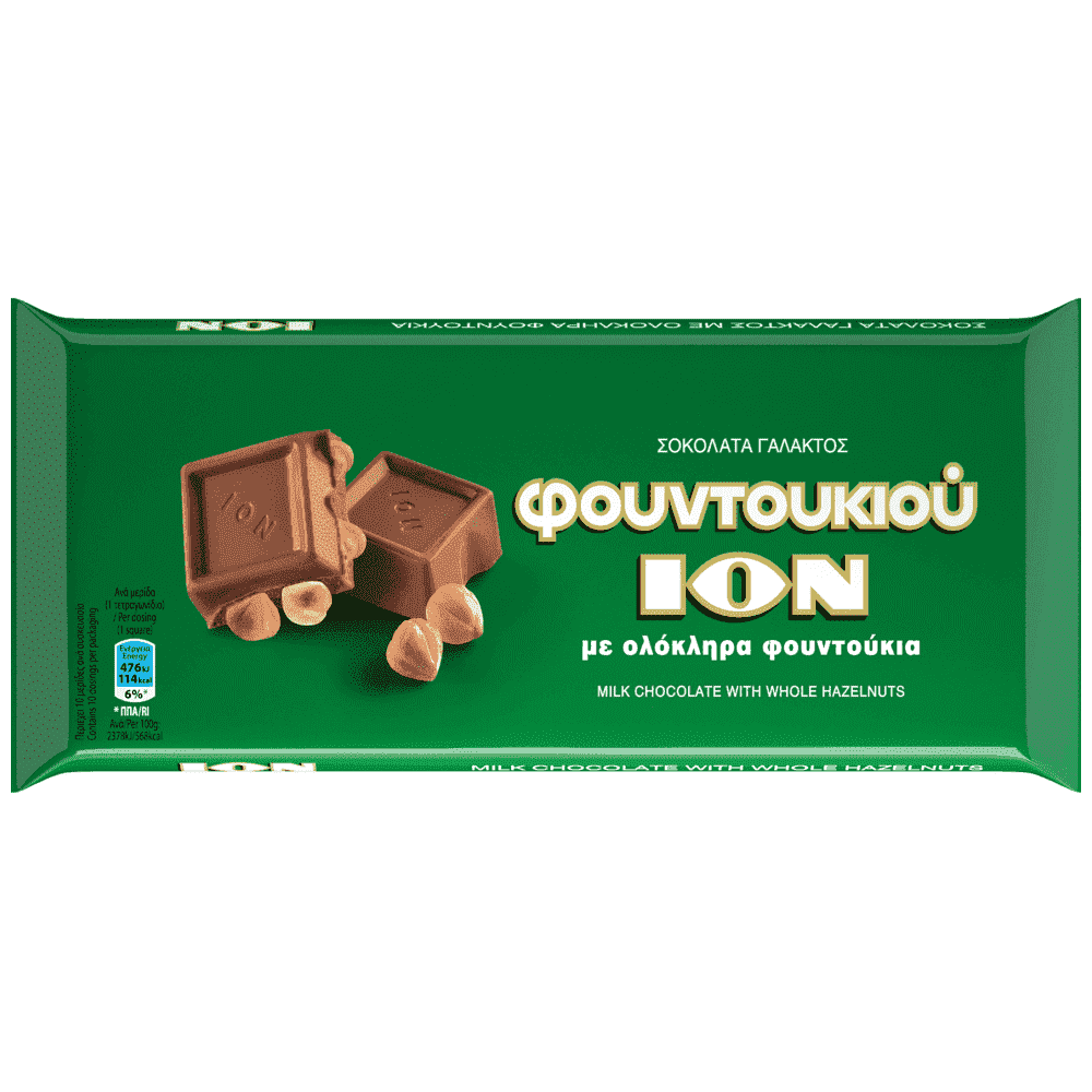 ΙΟΝ Σοκολάτα Φουντούκι 200gr
