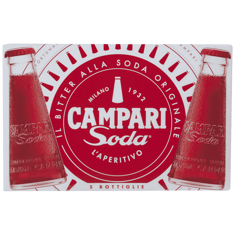 Campari Soda Aperitivo 98ml 5τεμ