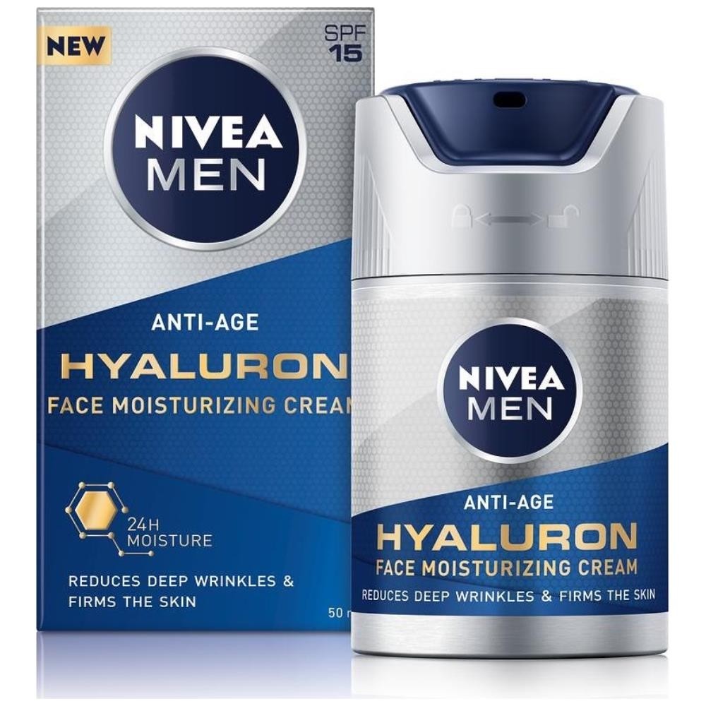 Nivea Men Active Age Κρέμα Προσώπου Για Ρυτίδες SPF 15 50ml