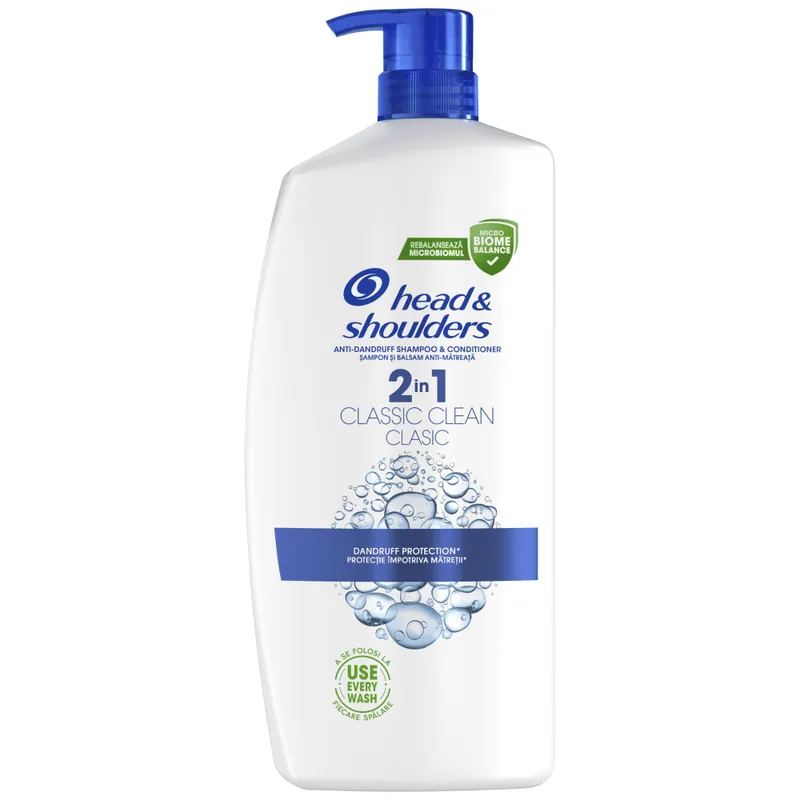 Head & Shoulders Σαμπουάν 2in1 Classic Αντλία 800ml
