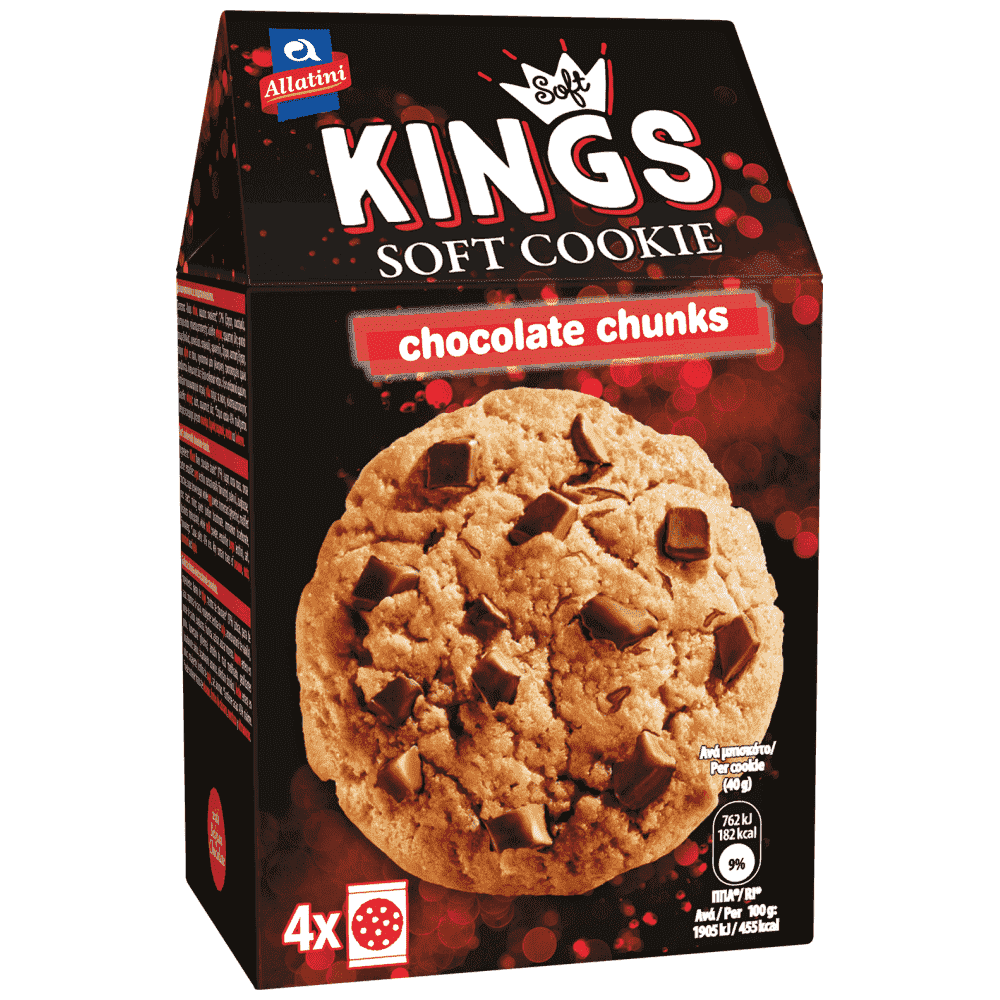 Kings Soft Cookie Chocolate Chunks 160gr