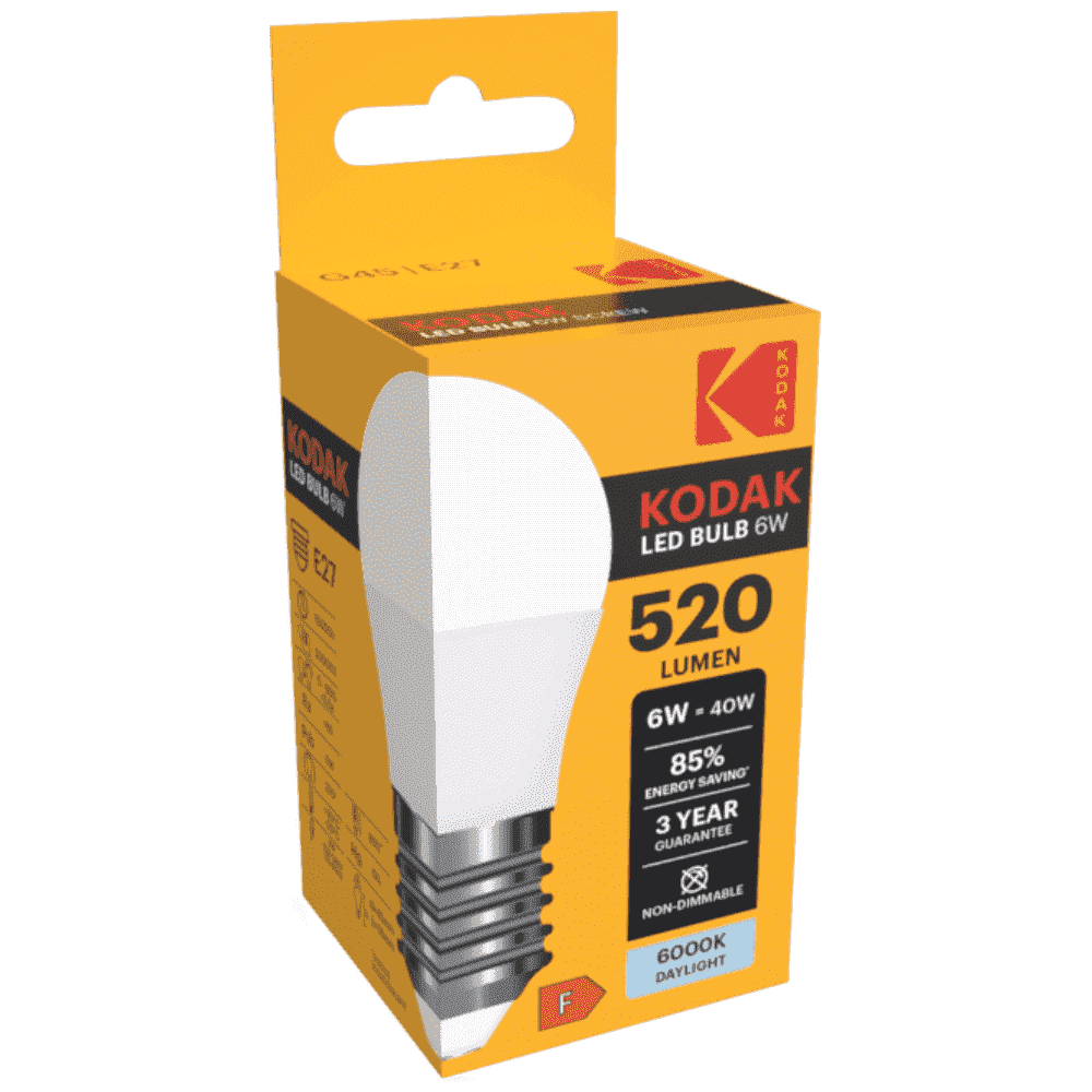 Kodak Λάμπα Led Day G45 E27 6W