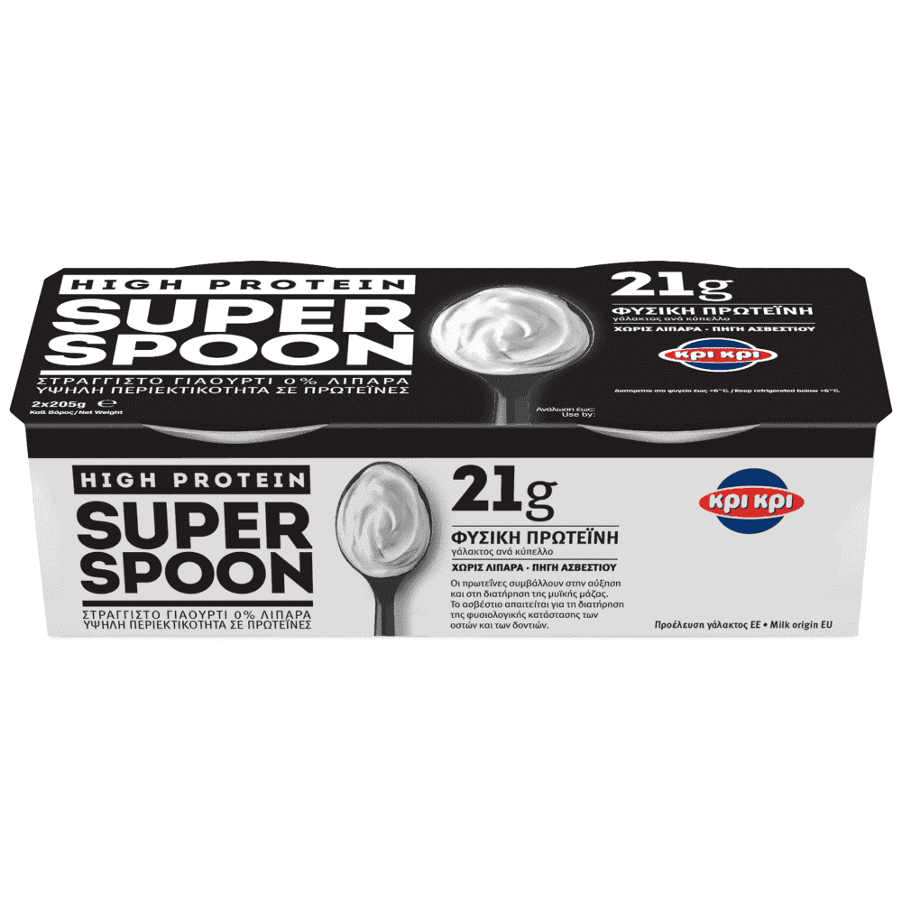 Κρι Κρι Superspoon Επιδόρπιο Γιαουρτιού High Protein 2x205gr