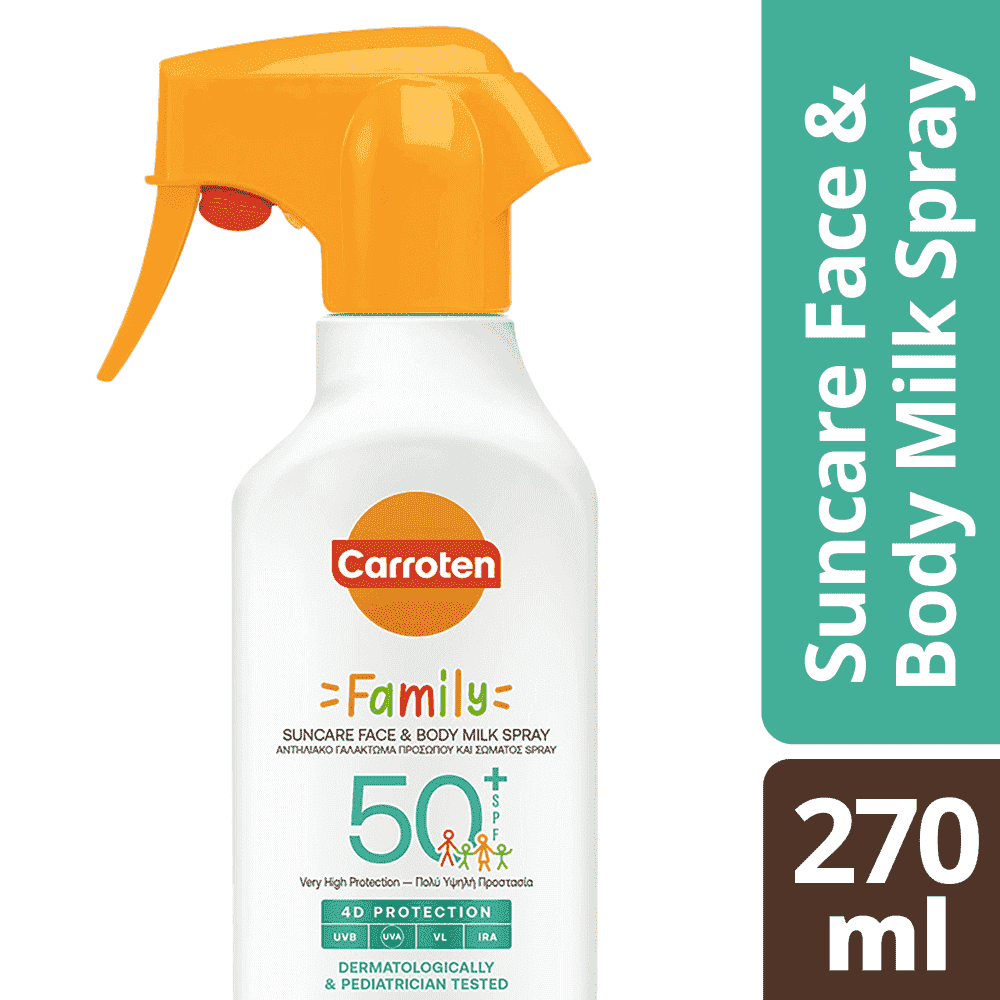 Carroten Milk Trigger Family Spf50+ 270ml