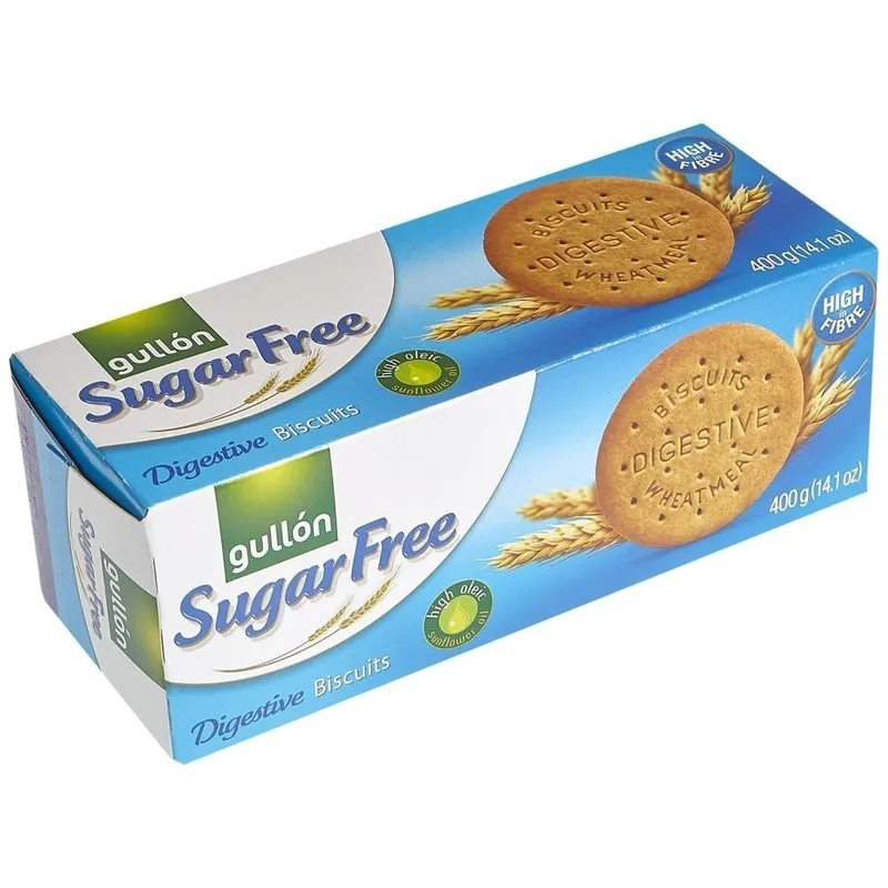 Gullon Digestive Ολικής Xωρίς Ζάχαρη 400gr