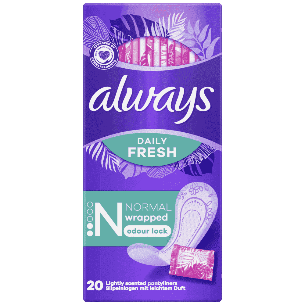Always Dailies Singles Normal Σερβιετάκια 20τεμ