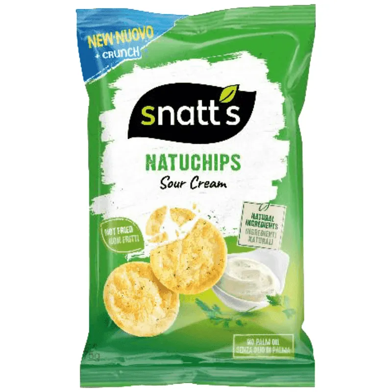SN Natuchips Γεύση Sour Cream 75gr