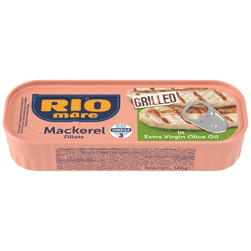 Rio Mare Φιλέτο Σκουμπρί Με Ελαιόλαδο 120gr