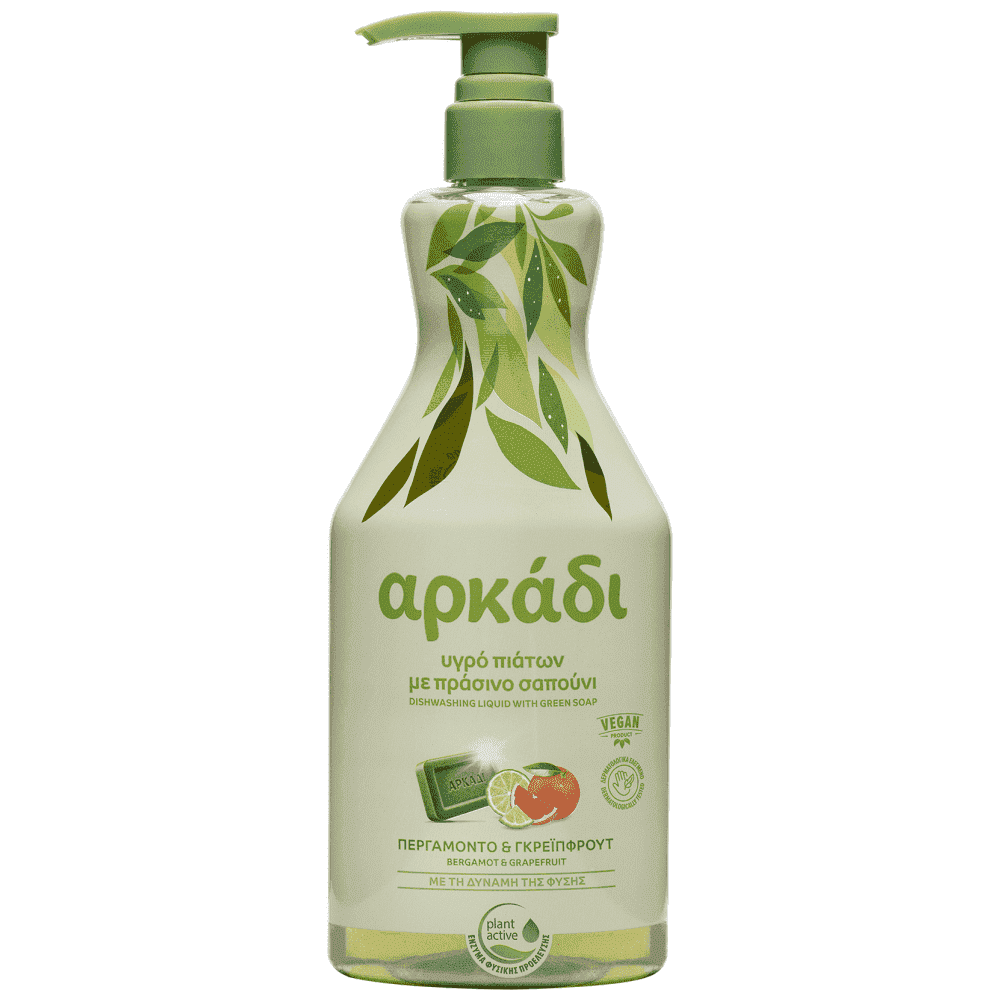Αρκάδι Υγρό Πιάτων Περγαμόντο & Γρέιπφρουτ Αντλία 550ml