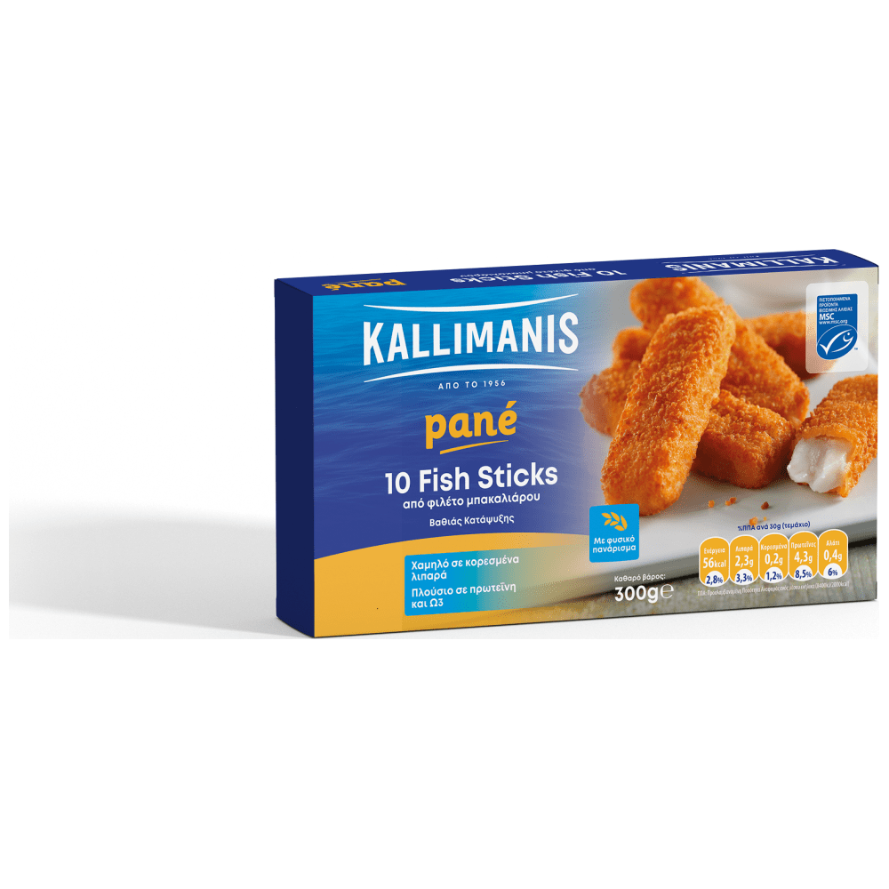 Kallimanis Fish Stick's Κατεψυγμένα 300gr