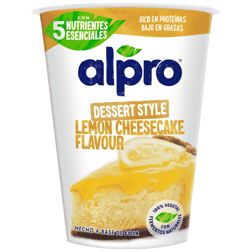 Alpro Φυτικό Επιδόρπιο Σόγιας Cheesecake Λεμόνι 400gr