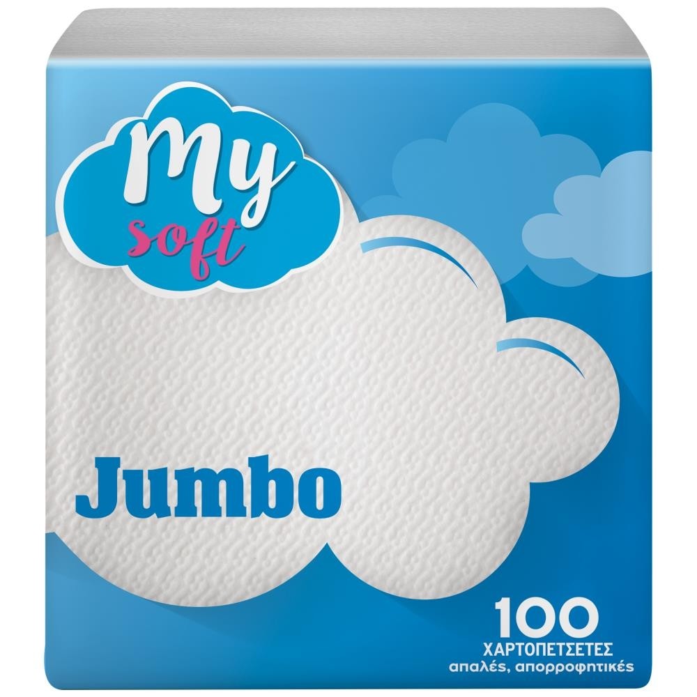 My Soft Jumbo Χαρτοπετσέτες 100Φύλλα 0,175kg