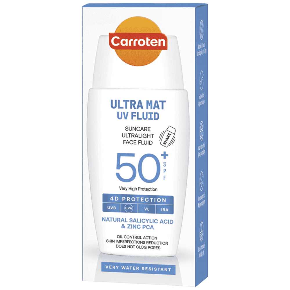 Carroten Face Fluid Oily Spf50+ 40ml