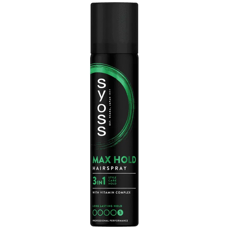 Syoss Λακ Μαλλιών Max Hold Mini 75ml