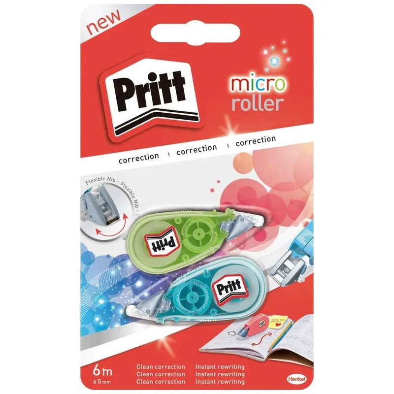 Pritt Διορθωτική Ταινία Micro Roll Blue & Green 2τεμ