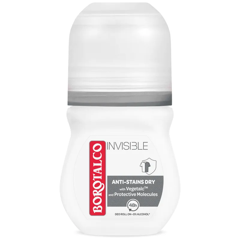 Borotalco Invisible Αποσμητικό Σώματος Roll On 50ml