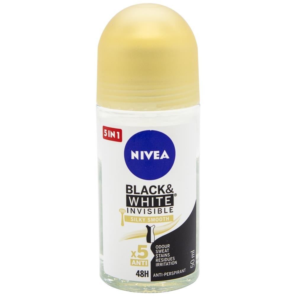 Nivea Deo B&D Silk Roll On Γυναικείο 50ml