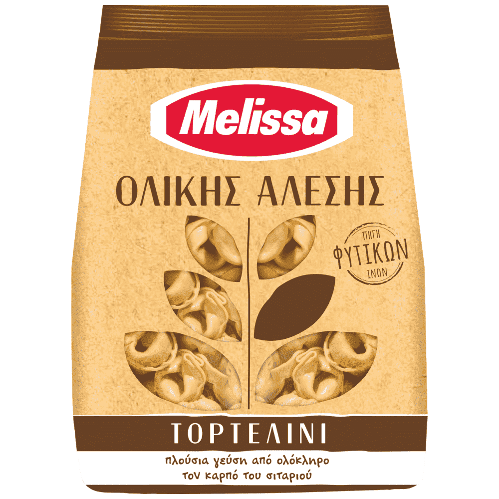 Melissa Tortellini Ολικής Άλεσης Με Τυρί 250gr