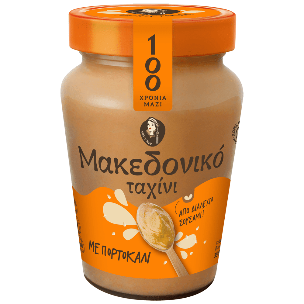 Μακεδονικό Ταχίνι Με Πορτοκάλι 350gr