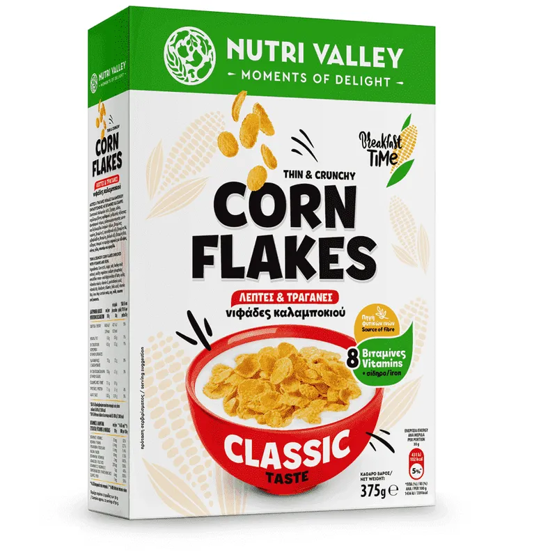 Nutri Valley Corn Flakes 375gr