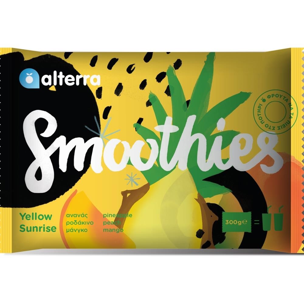 Alterra Smoothies Μάνγκο Ρόδι Ανανάς 300gr